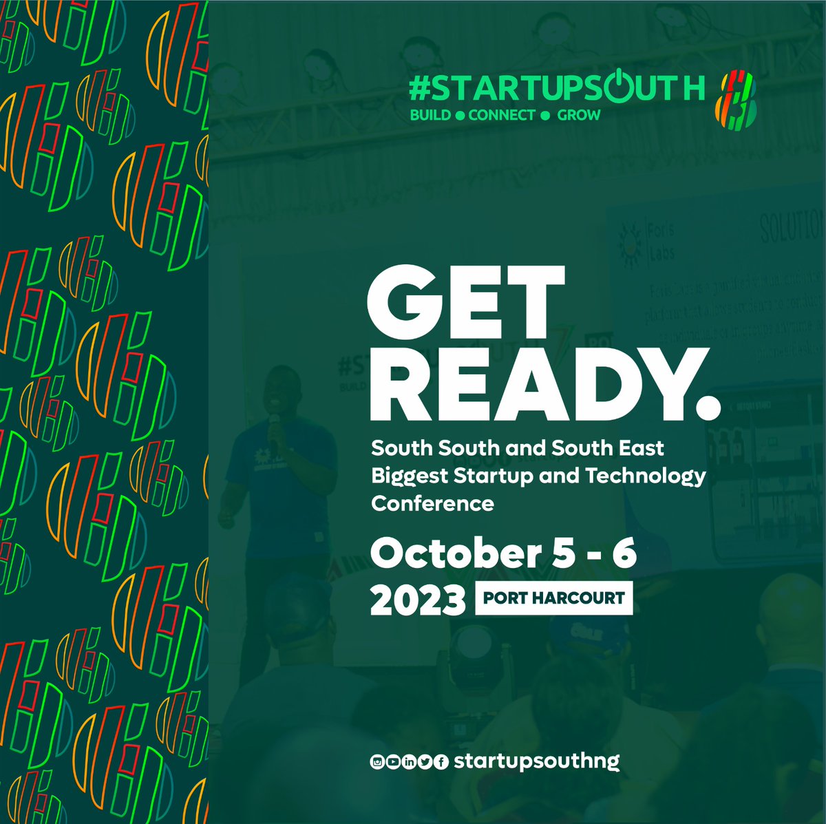 50+ Sessions, 100+ Speakers from 40+ Brands, across 6 Countries, for 2000+ attendees, 

#StartupSouth8 is coming. 

*Save the Date!*