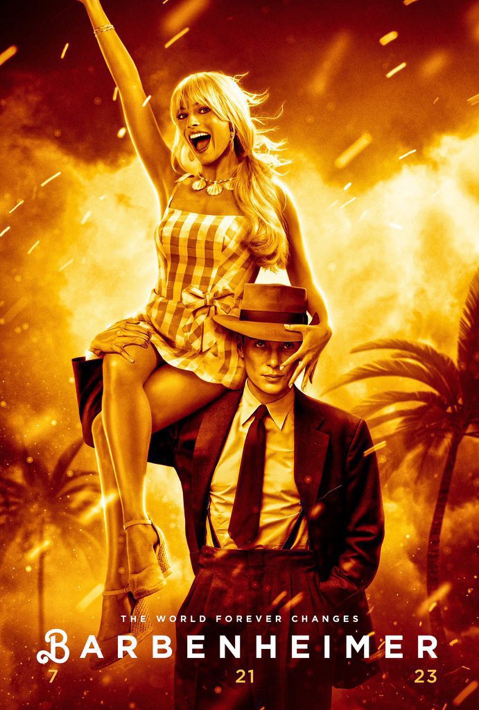 DiscussingFilm's tweet image. Happy Barbenheimer Day!