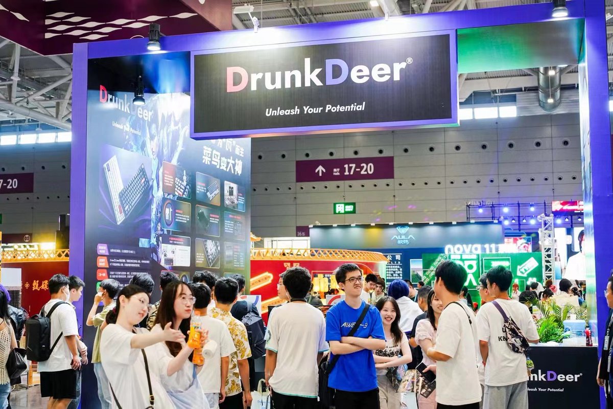 Shenzhen Gameshow
🎮🕹️ If you're here, come check out the amazing games and tech at the #DrunkDeer booth. Let's level up the gaming experience together! 

#GamingExpo #TechInnovation #TechEnthusiasts #GamingCommunity