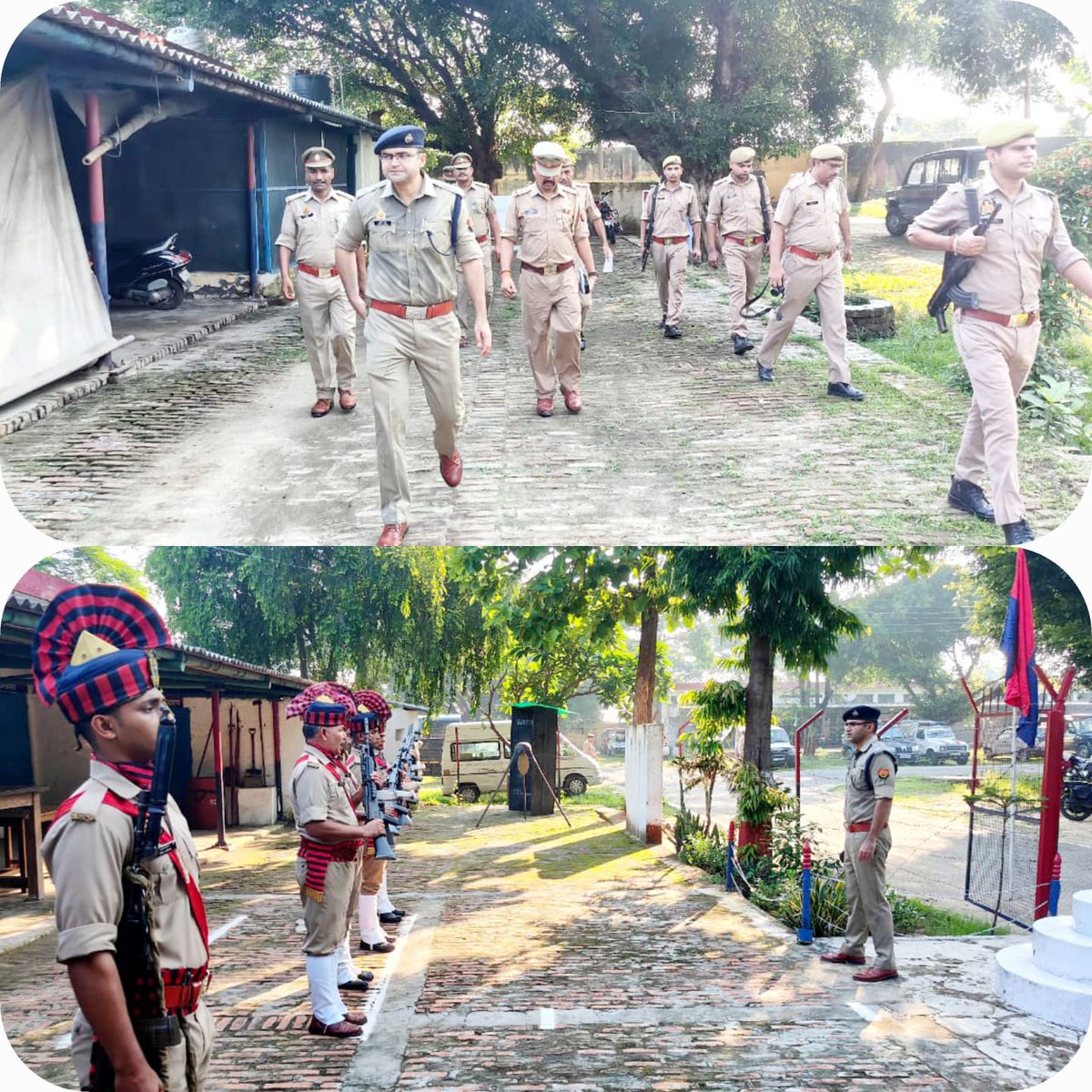 amrohapolice's tweet photo. #SP_ अमरोहा @langeh_ips द्वारा शुक्रवार परेड के उपरान्त पुलिस लाइन में आकस्मिक परिस्थिति, दंगा/बलवा आदि से निपटने व नियंत्रण हेतु पुलिसकर्मियों को दंगा नियन्त्रण उपकरणों से बलवा ड्रिल का अभ्यास कराया गया,शस्त्र हैंडलिंग का प्रशिक्षण व अर्दली रुम कर आवश्यक दिशा निर्देश दिये गये। https://t.co/BuFx2frwAs