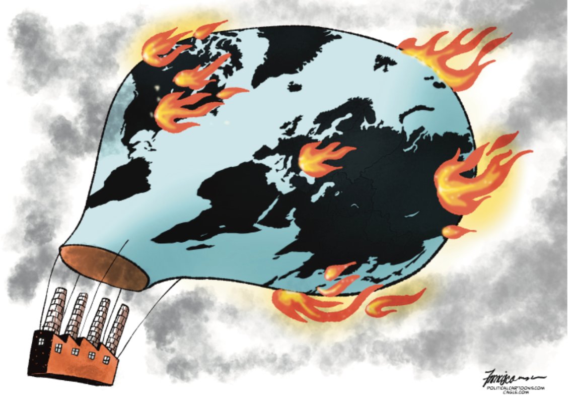 michelhenrion's tweet photo. Cartoon de Manny Francisco #HotWorld #climatecrisis https://t.co/auQKEpWbXI