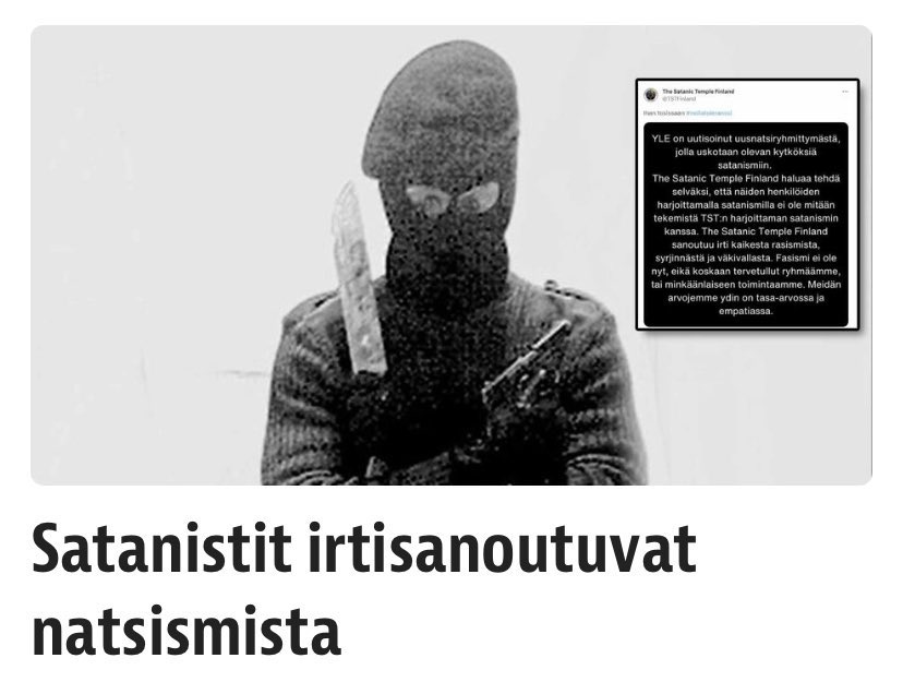 juho_orjala's tweet photo. Mitä eroa on Orpon hallituksella ja satanisteilla? #nollatoleranssi https://t.co/BR3gIiAiRf