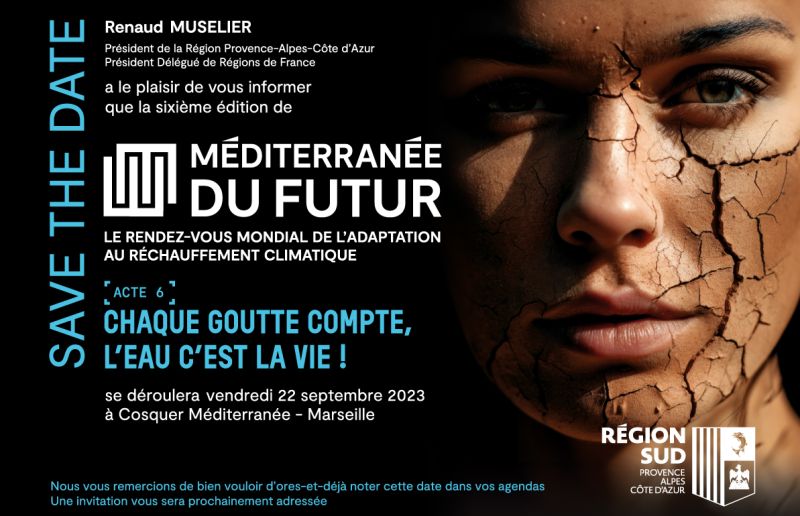 SATTse_'s tweet photo. 💥SAVE THE DATE

La 6ème édition de Méditerranée du futur aura lieu le 22/09 2023 prochain en présence de Mr @RenaudMuselier, Président de @MaRegionSud &amp; Président Délégué de @Regionsdefrance

💫Inscrivez la date dans vos agendas

🚀Des solutions pour un avenir durable ! https://t.co/AAPmCxEMFu