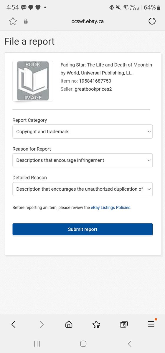 Mond_boh_ne's tweet photo. Hey Guys, We should file a complaint with eBay for trademark and likeness infringement. Let's give them the big shit as they did to us. You can find the 'report this item' button end if item descriptions, and follow the pics attached. https://t.co/wSl03Xja18