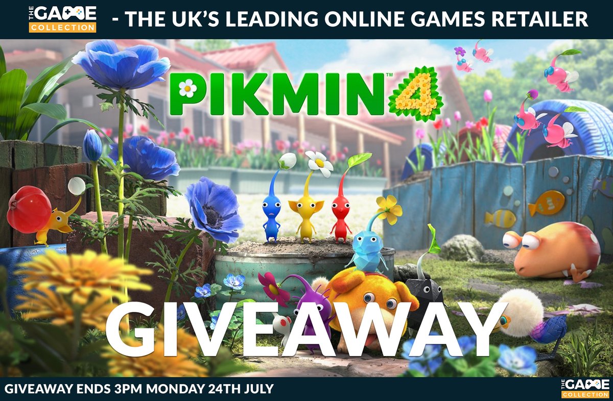 game_collection's tweet image. FOLLOW US AND RETWEET to win a copy of 'Pikmin 4' on Nintendo Switch💥

Winner announced on MONDAY 24/7/2023 at 3pm!

#Pikmin4 #Pikmin #NintendoSwitch #Giveaway #Games #Nintendo