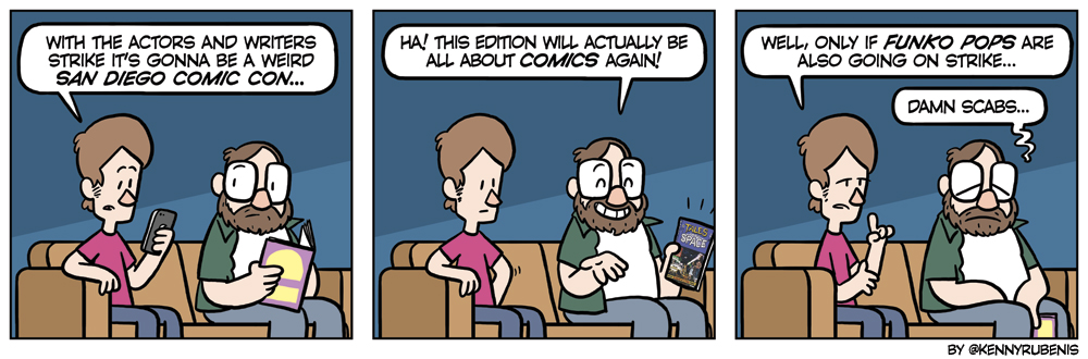 kennyrubenis's tweet photo. A weird #ComicCon in today's #datingforgeeks... https://t.co/awnVJQlDPP