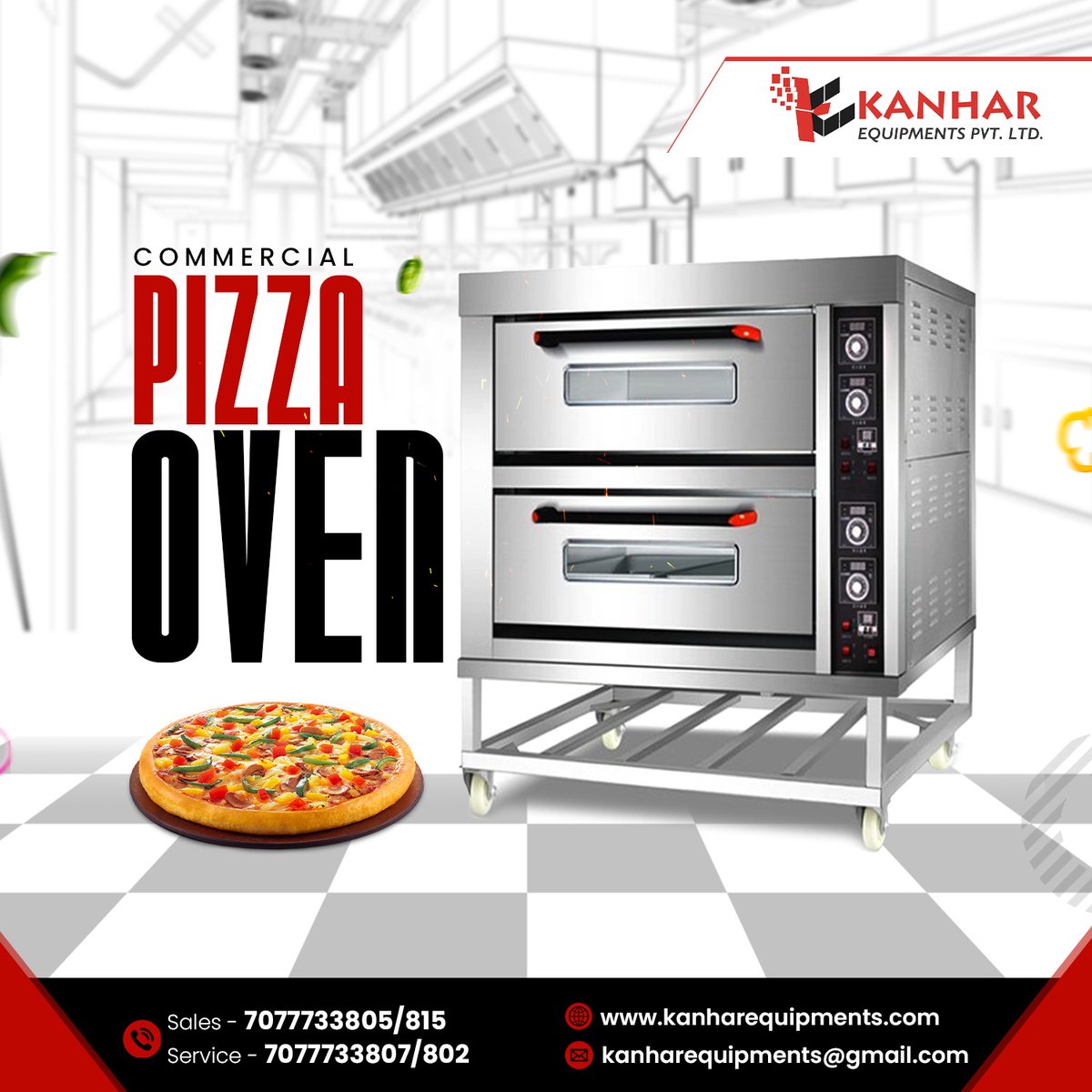 🍕🔥 Unlock the Flavor! Elevate your business with our top-of-the-line Commercial Pizza Oven! 🏆🍕 Let the aroma of freshly baked pizzas entice your customers, while the efficiency of our oven boosts productivity! 🚀🍕 #displaycounters #commercialequipments #commercialstorage