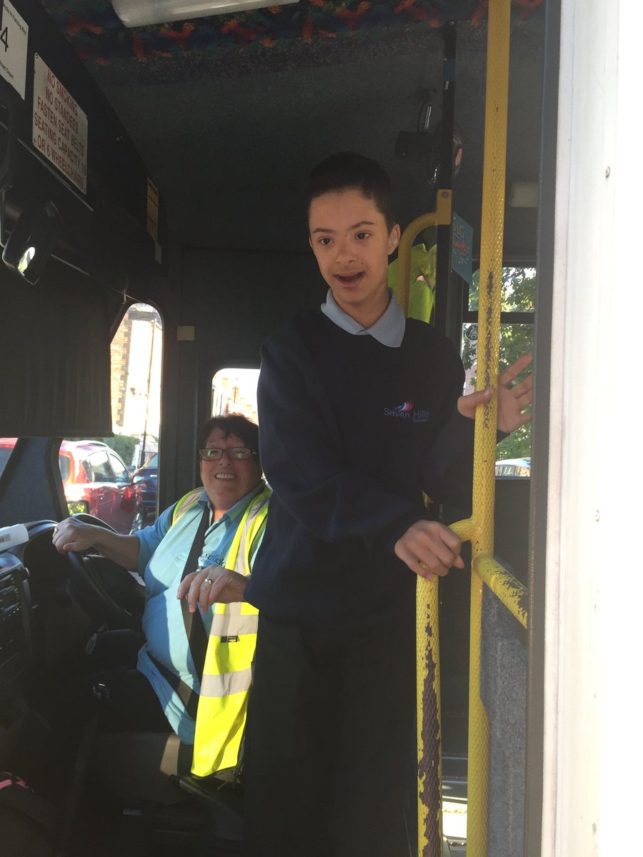 Last day at Seven Hills 🥳😢 5 years and Rory’s loved every day. Thanks to ALL the staff (too many to mention) involved with transport and the school for making it so special. Photos of his very first and today his last day. @TheArtsAt7 <a href="/carriem0508/">Carrie Martin</a> <a href="/Wouldntchangea1/">#wouldntchangeathing</a> <a href="/DSAInfo/">Down's Syndrome Association</a>