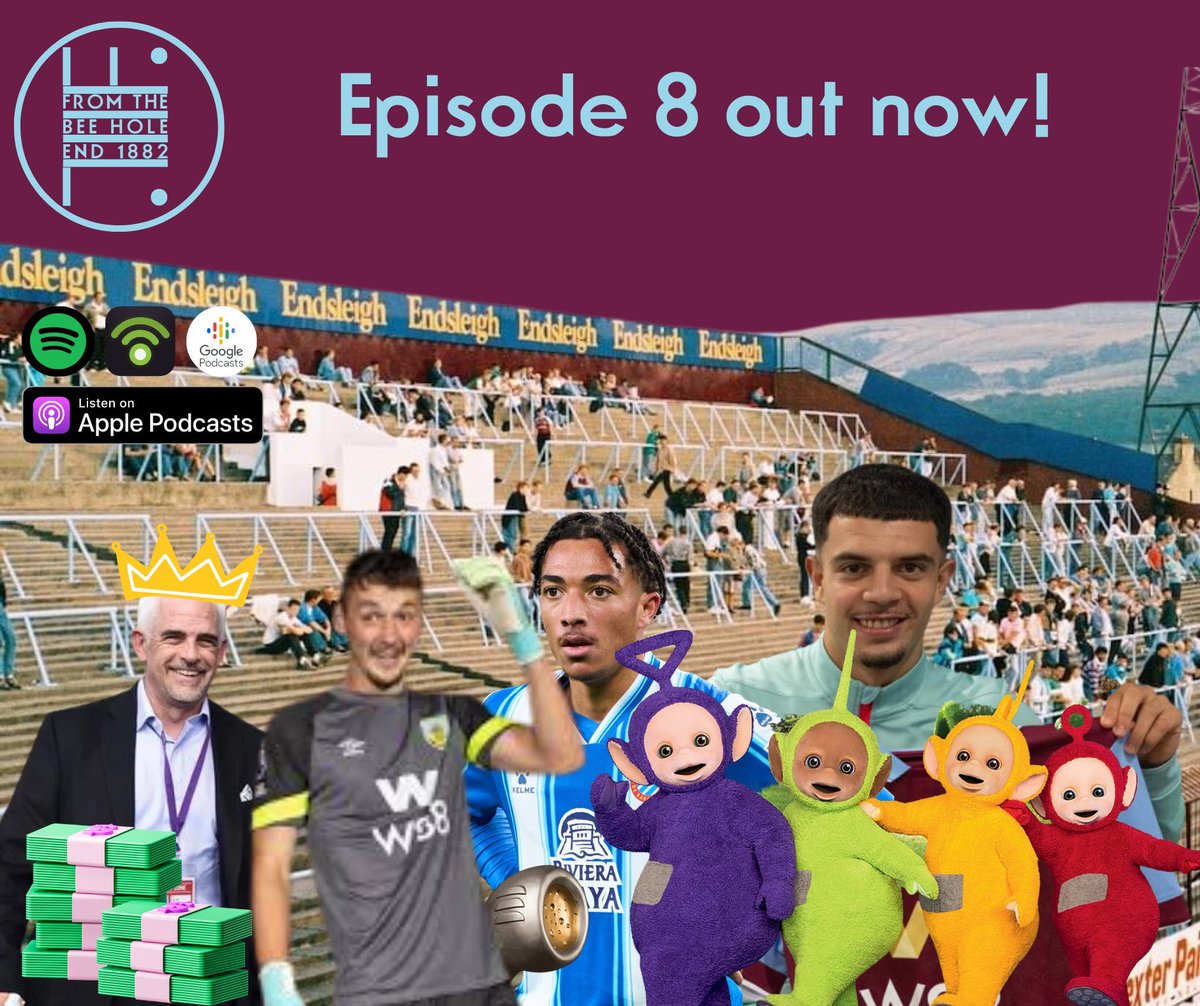 🚨New episode out now!🚨
There's a full squad for this week's show as the team discuss:
🇨🇭🏴󠁧󠁢󠁥󠁮󠁧󠁿The arrival of Zeki Amdouni and James Trafford
💸Praise (😲) for Alan Pace and his spending strategy
✈ The Clarets pre-season Euro adventure
#twitterclarets
👂🔗pod.link/1688380656