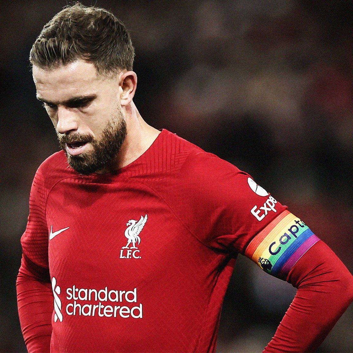 DeadlineDayLive's tweet photo. 🚨 LGBT+ groups have criticised Liverpool captain Jordan Henderson after he agreed a deal to join Saudi Arabian side Al-Ettifaq. 🇸🇦

(Source: Evening Standard) https://t.co/pjlY87hhho