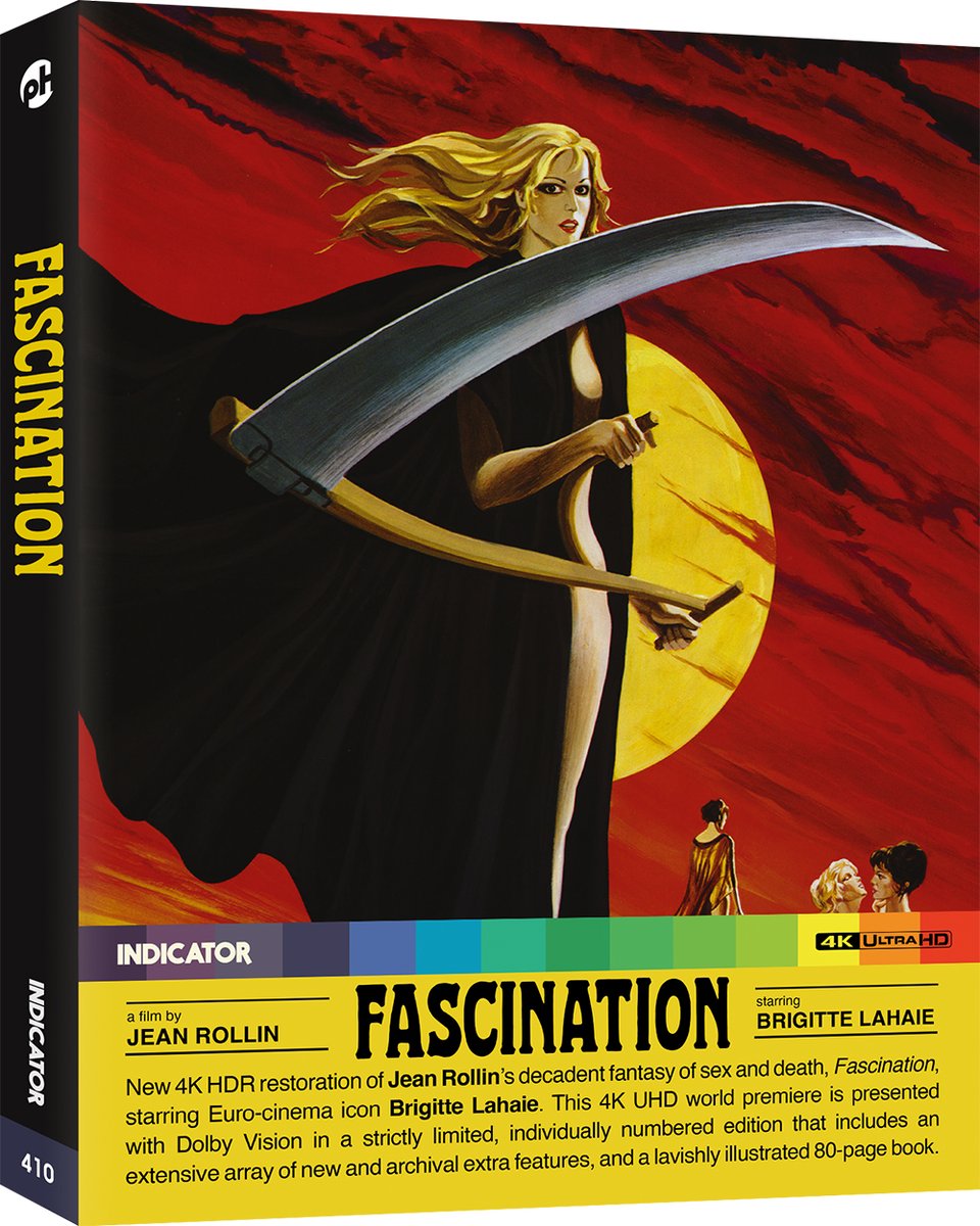 indicatorseries's tweet photo. ** NEW UK/US/CANADA TITLE **

FASCINATION
(Jean Rollin, 1979)

Release date: 23/24 October 2023
Available on Limited Edition 4K UHD and Blu-ray. https://t.co/qjPONFqQwF