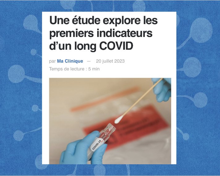 apresj20's tweet photo. 🔹Préprint🔹

🔍Dans une récente étude publiée sur @medrxivpreprint, les chercheurs ont étudié les biomarqueurs précoces du #CovidLong 

#ApresJ20
1/5 https://t.co/WmQDKU26Vl