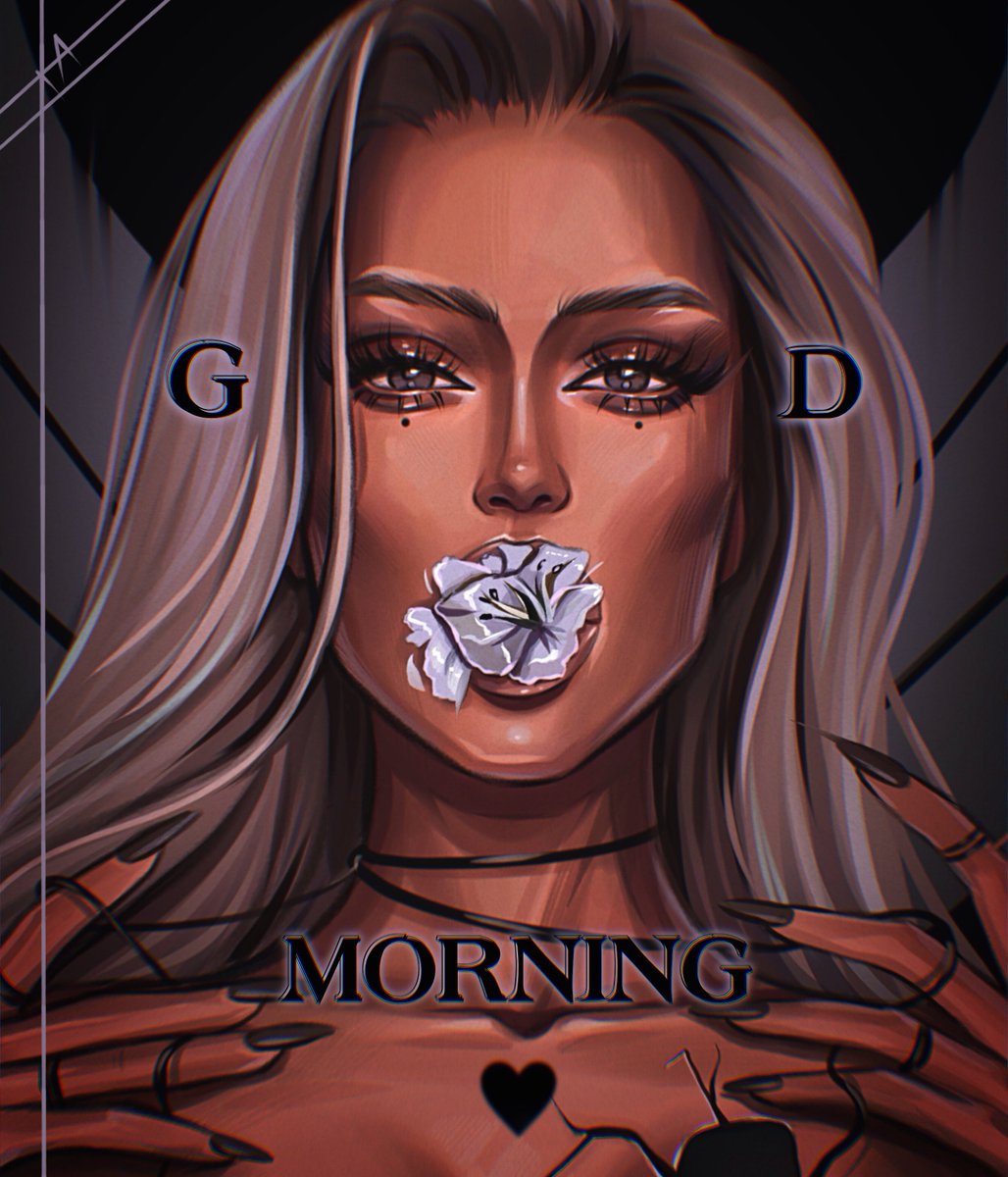 KristinaArtNFT's tweet photo. Happy Friday fam ☺️ have a good mood 🍃🖤
There are some art that I don’t want to finish…to stay with it in this magical process as long as possible ❤️‍🔥

#KristinaArt https://t.co/pWyngxqHm6