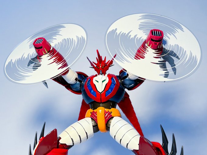 千値練ストアで買ったので特典のゲッターサイクロンエフェクトとポセイドン頭付き 