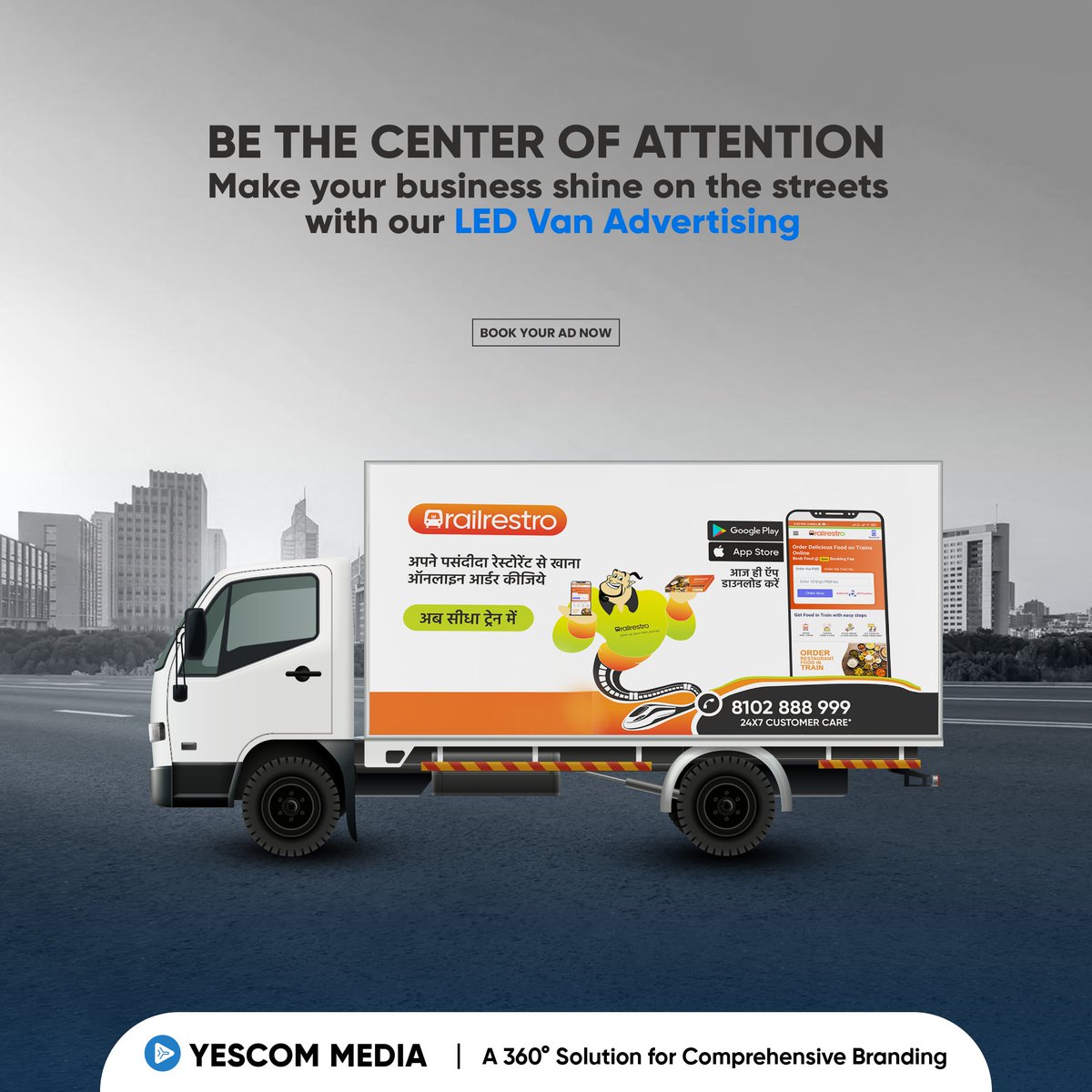 MediaYescom's tweet photo. Make your business the center of attention on the streets with our LED Van Advertising! Let your brand shine brighter than ever &amp; stand out from the crowd with customized LED messages that will draw the right eyes to your business.

#LEDVanAdvertising #advertisingagency https://t.co/SeEF87fbCo