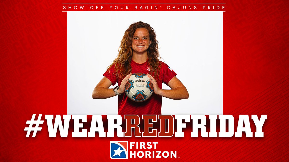 ‼ It's #WearRedFriday ‼️ 

#GeauxCajuns | <a href="/FirstHorizonBnk/">First Horizon Bank</a>