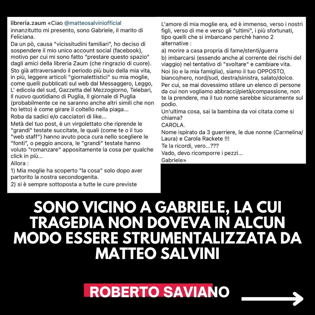 Roberto Saviano tweet media