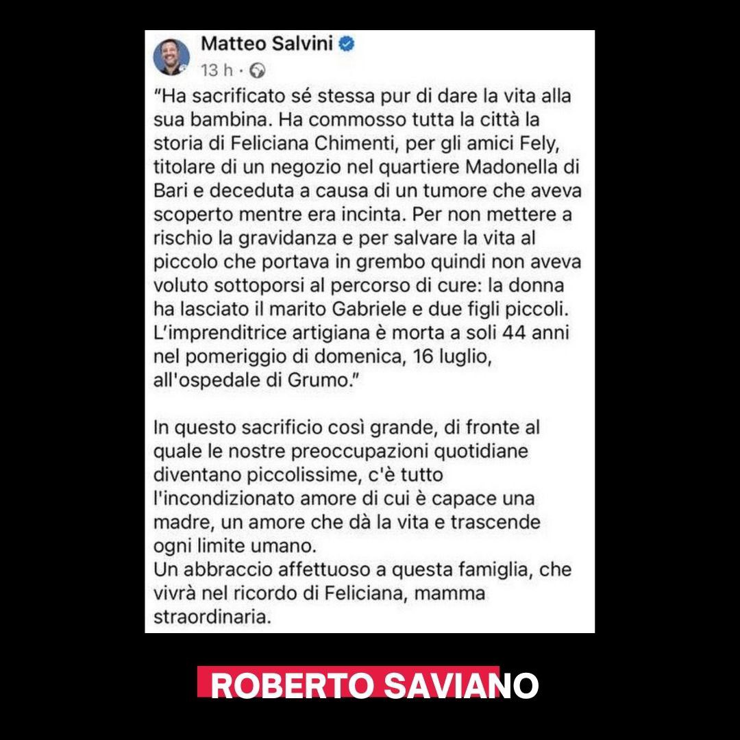 Roberto Saviano tweet media