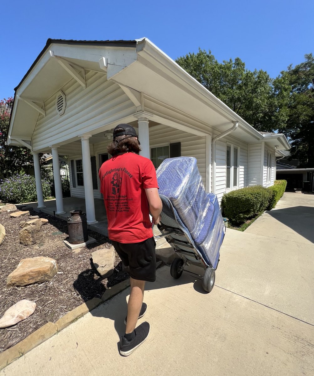 Moving in the summer is never fun, but Firefighting’s Finest is here to do the heavy lifting during this heat wave!🔥

Be sure to call today to book your pack &amp; move and stay cool during this extreme weather! 👉 817-737-7800