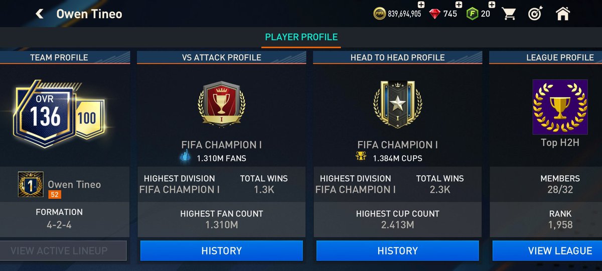 1.3 ✔️👌
#TopH2H