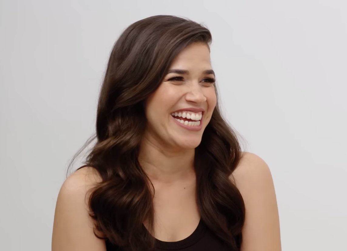 PopCrave's tweet photo. America Ferrera reveals that her guilty pleasure is “not showering for a few days.”

🔗: https://t.co/urkrjsYqvE https://t.co/FEcaT5jjrx