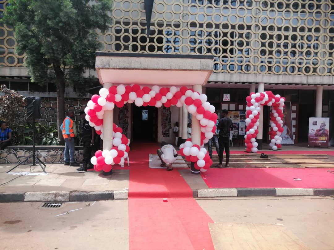UNCC_UG's tweet photo. #SetUp 🔥 Calm Before the Storm

Are your Red Carpet Outfits Ready? 

Its the #BridgeHighTvSeries Premier Tonight at the National Theatre. 

Fall in - Entrance is only 30K &amp; 50K https://t.co/B035Bmg03Y