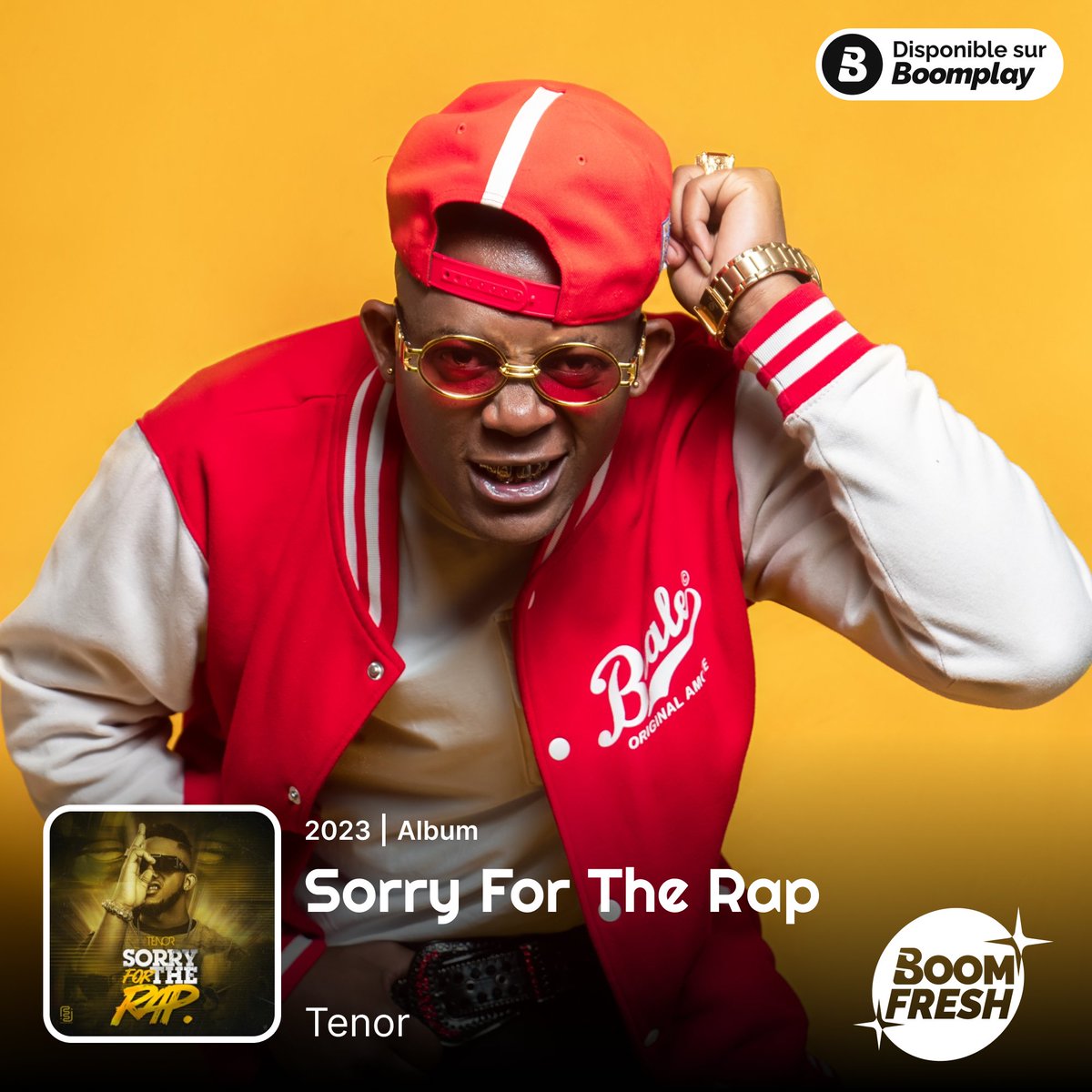 [Nouveauté]
@tenorofficiel est de retour avec son album "Sorry For The Rap" totalement disponible sur #Boomplay. On stream fort et nous attendons vos titres préférés. 

Lien 🎵
boomplay.com/share/album/73…

#Boomplayfrancophone #tenor #sorryfortherap #album #rap #boomplaymusicfr