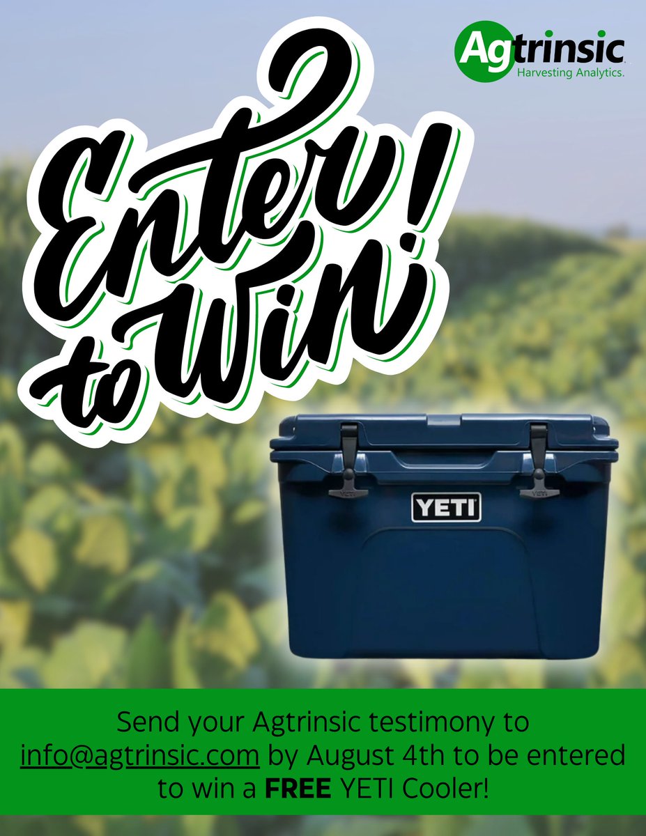 Our team has been gathering testimonies from users of Agtrinsic. Email your testimony today to info@agtrinsic.com.