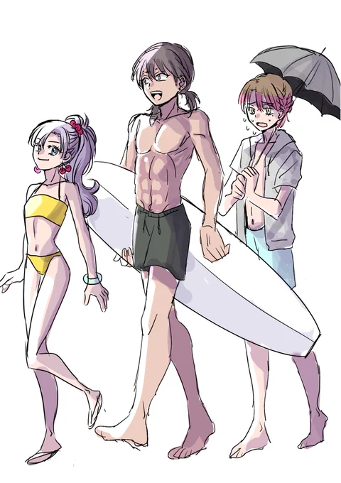 一次創作 夏のビビアン、憐、武瑠