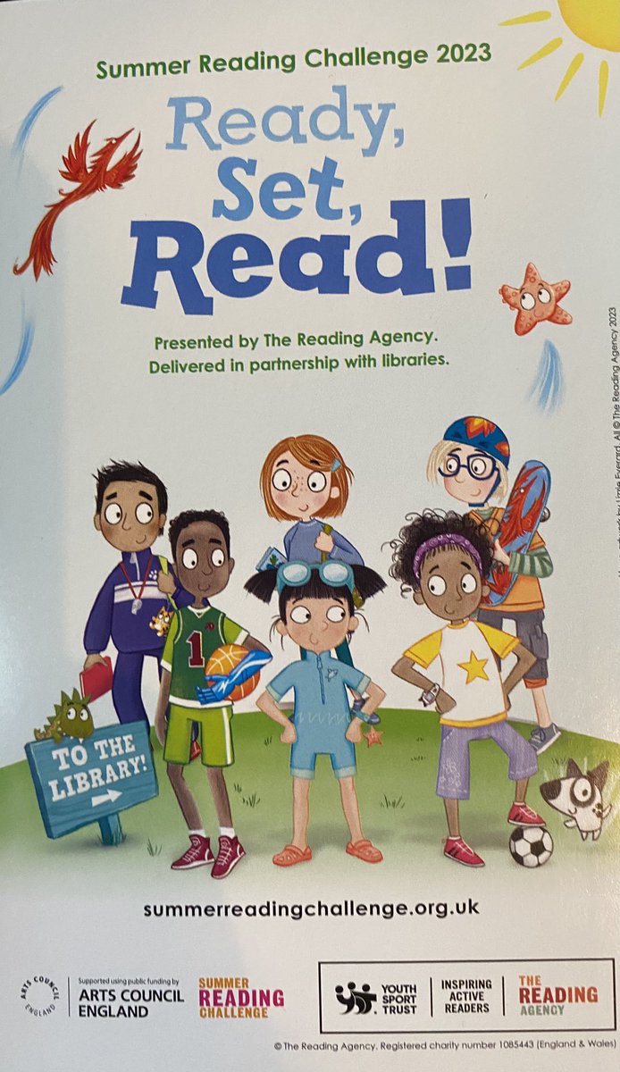 MartinKerin's tweet image. Day 1 of the summer holidays = starting the @readingagency #SummerReadingChallenge2023 at the Grays @thurrocklibrary
