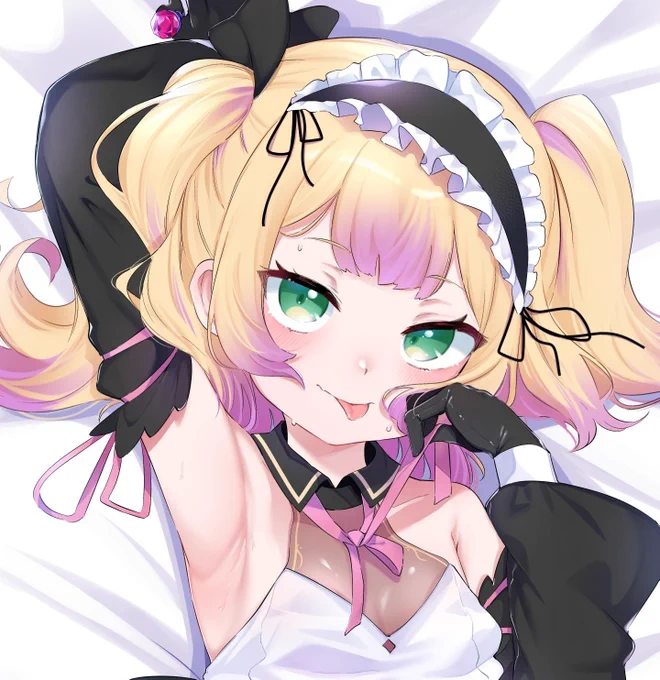 【お仕事告知】 深層組 わからせちょろちゃん(@ WakaraseChoro)の半年記念グッズとして抱き枕カバーを描かせてもらったよ!(詳細はリプ先)
