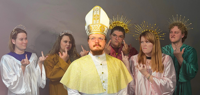 <a href="/FringeReview/">FringeReview</a> <a href="/CamdenFringe/">Camden Fringe</a> <a href="/FringeReview/">FringeReview</a> Was this staged, or is this how we really feel about our friend?  Excited to bring The Canonized Club: The Curious Lives and Deaths of the Saints to #edfringe23 !