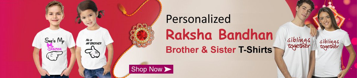 Show your love in with a Rakhi t-shirt for brother 

This beautiful sentiment is celebrated in the form of Raksha Bandhan. This year, you can buy Rakhi t-shirt for brother to surprise him.

https://t.co/rNLEBQRDrB

#photoprintrakhi, #rakhispecialtshirts, https://t.co/q4UAy8LfqI