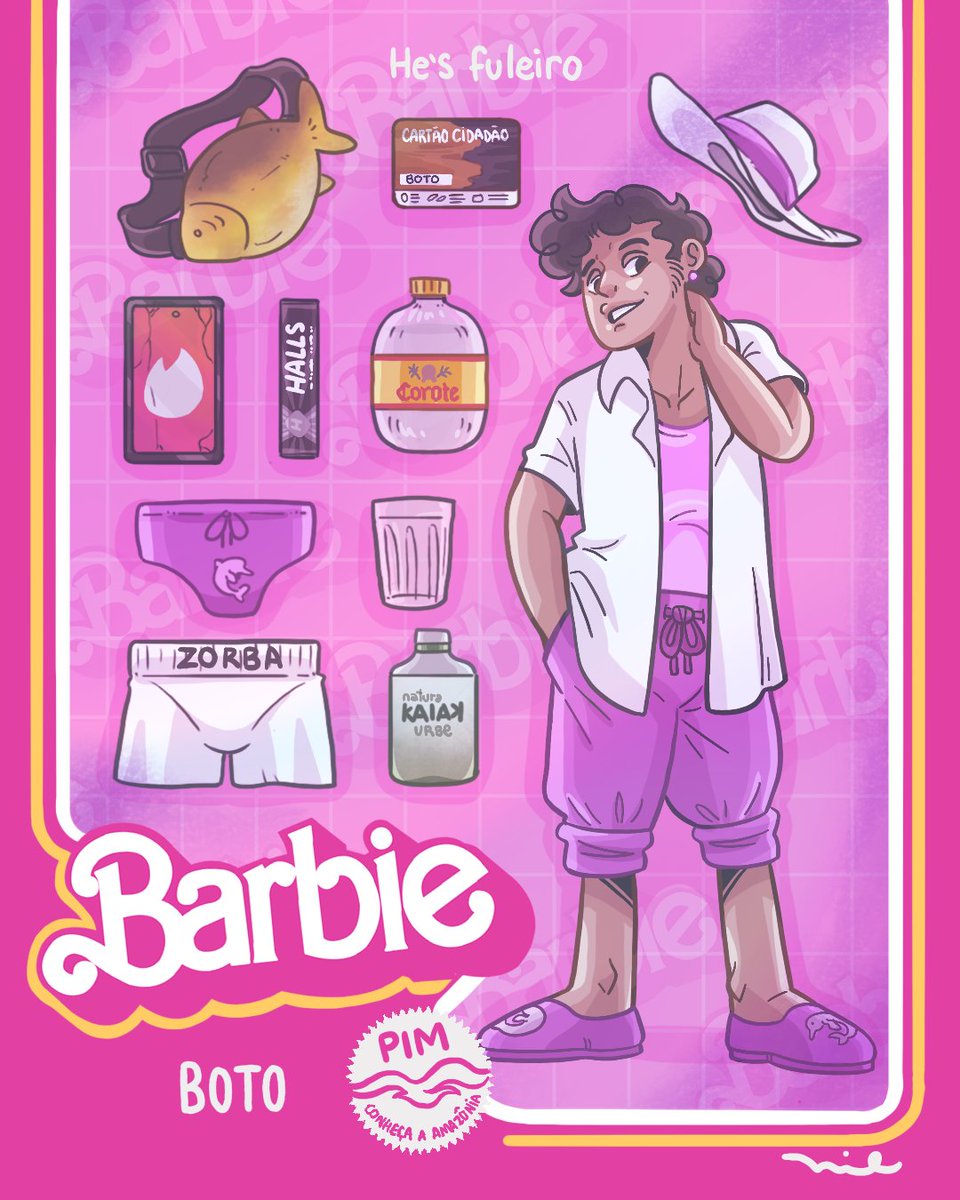 NilbertoHaddad's tweet image. Hi barbie, let&apos;s comer pirarucu maninha?

Para o acompanhar o hype do filme da #barbie nada melhor que a Barbie nortista, né? 🩷
