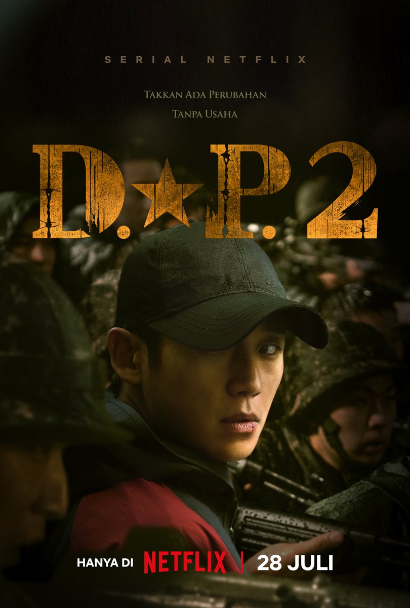 NetflixID's tweet photo. Duo Jung Hae-in &amp; Koo Kyo-hwan bakal hadir di serial D.P season 2 yang tayang tanggal 28 Juli 🪖🎖️

Reply pake emoji 🔥 kalo kamu udah excited banget buat ketemu mereka lagi! https://t.co/rSiGI3E8vm