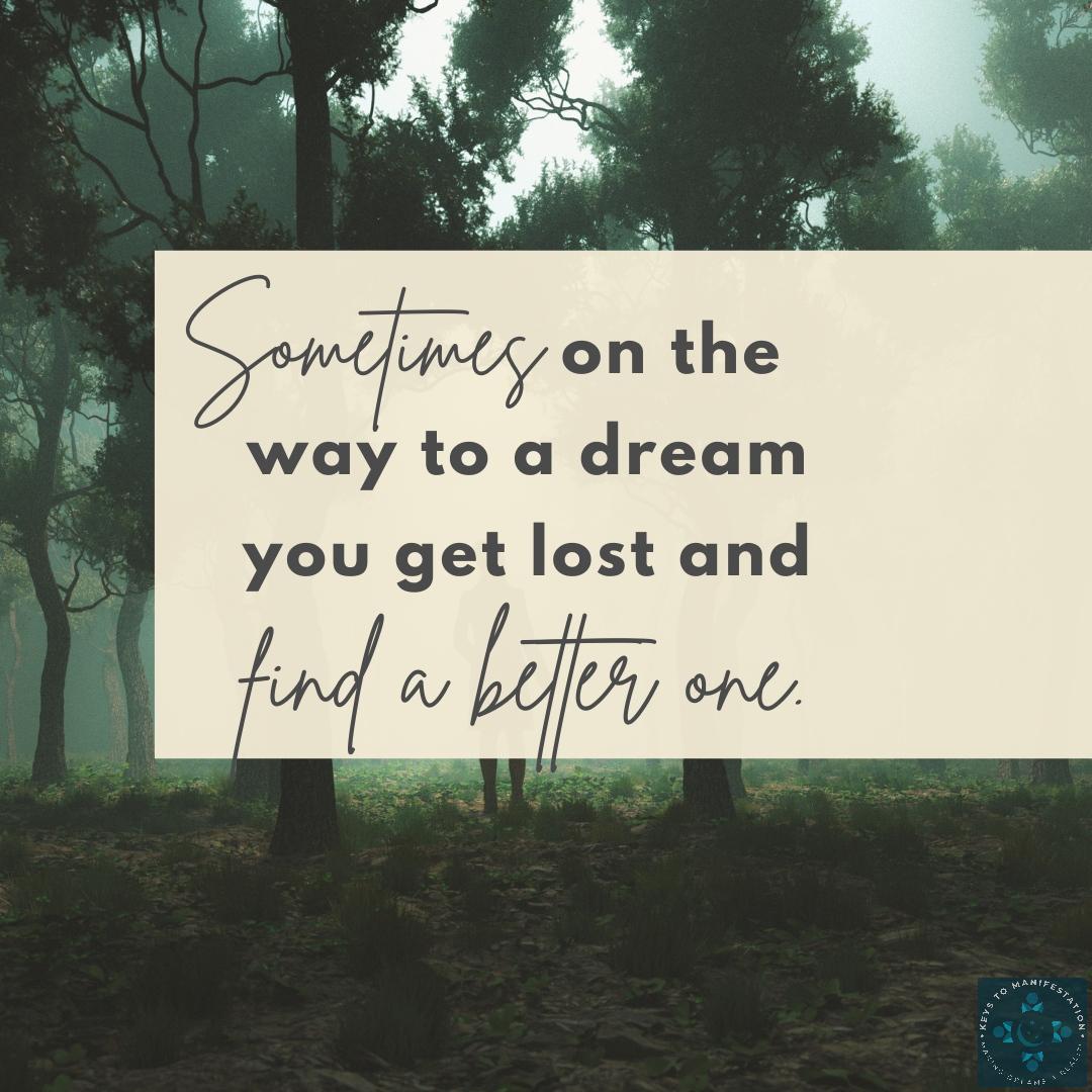 Sometimes on the way to a dream you get lost and find a better one. How many of us found our way to this path by a happy accident? What's your origin story? #LostAndFoundDreams #UnexpectedPaths #NewPossibilities