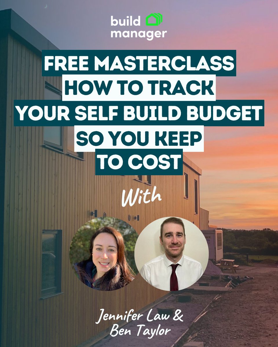 ManagerBuild's tweet image. Anyone interested in learning about selfbuild costs drop me an email for a link to this free webinar
Ben@build-manager.co.uk
#selfbuild #selfbuilduk #buildingthedream #granddesign #custombuild