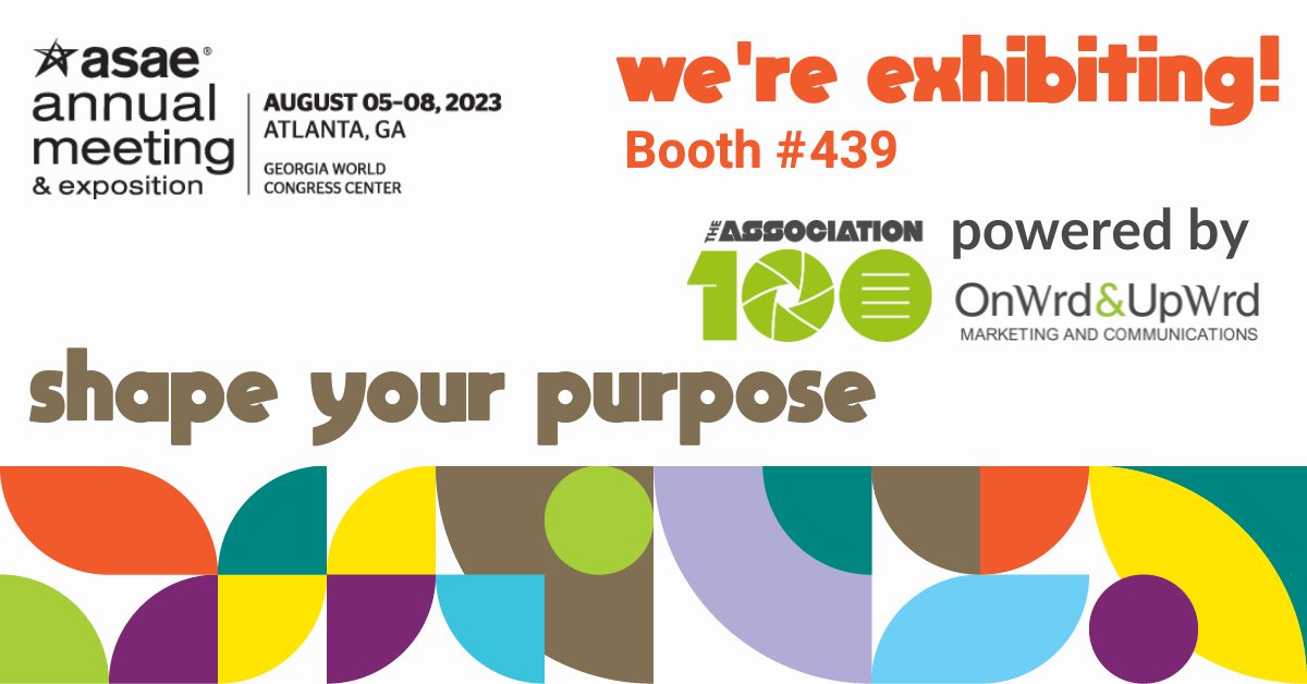 We’re bringing the A100 to <a href="/ASAEannual/">ASAE Annual Meeting</a> 2023 this year, and would love to feature your association in our newsletter which goes out to over 30,000 professionals. Set up a 15-30 minute interview with us at Booth 439 to be featured in an A100 issue: loom.ly/p9Kssic