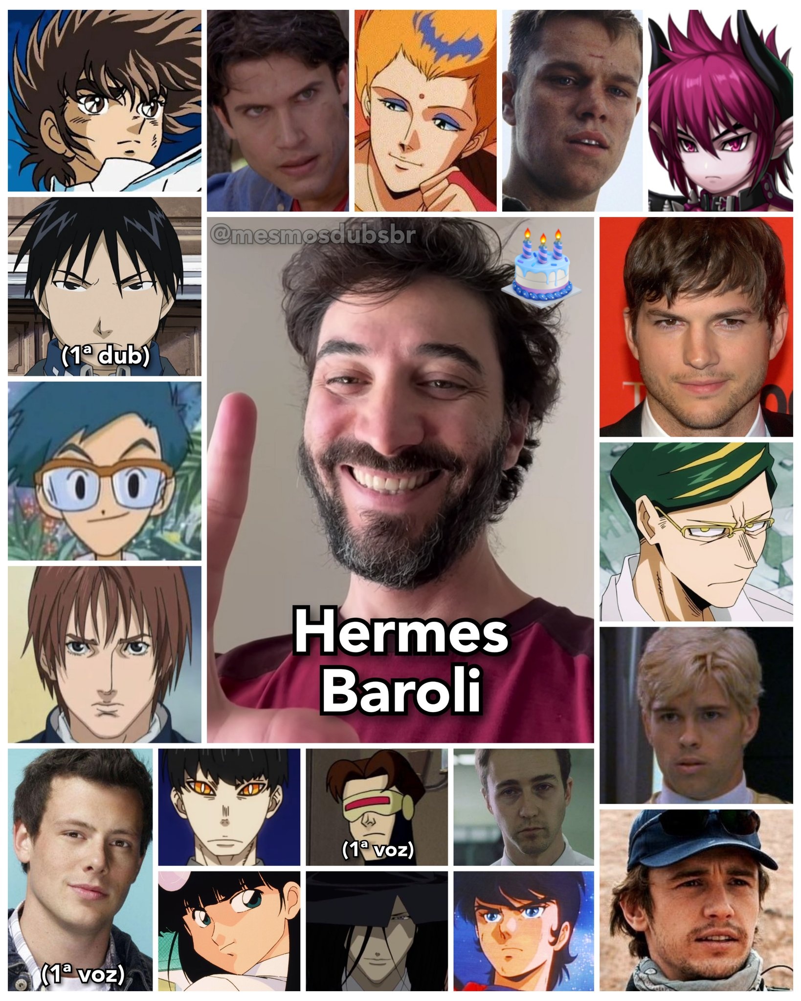 Artistas Filmados no Anime e Tokusatsu videos: Hermes Baroli