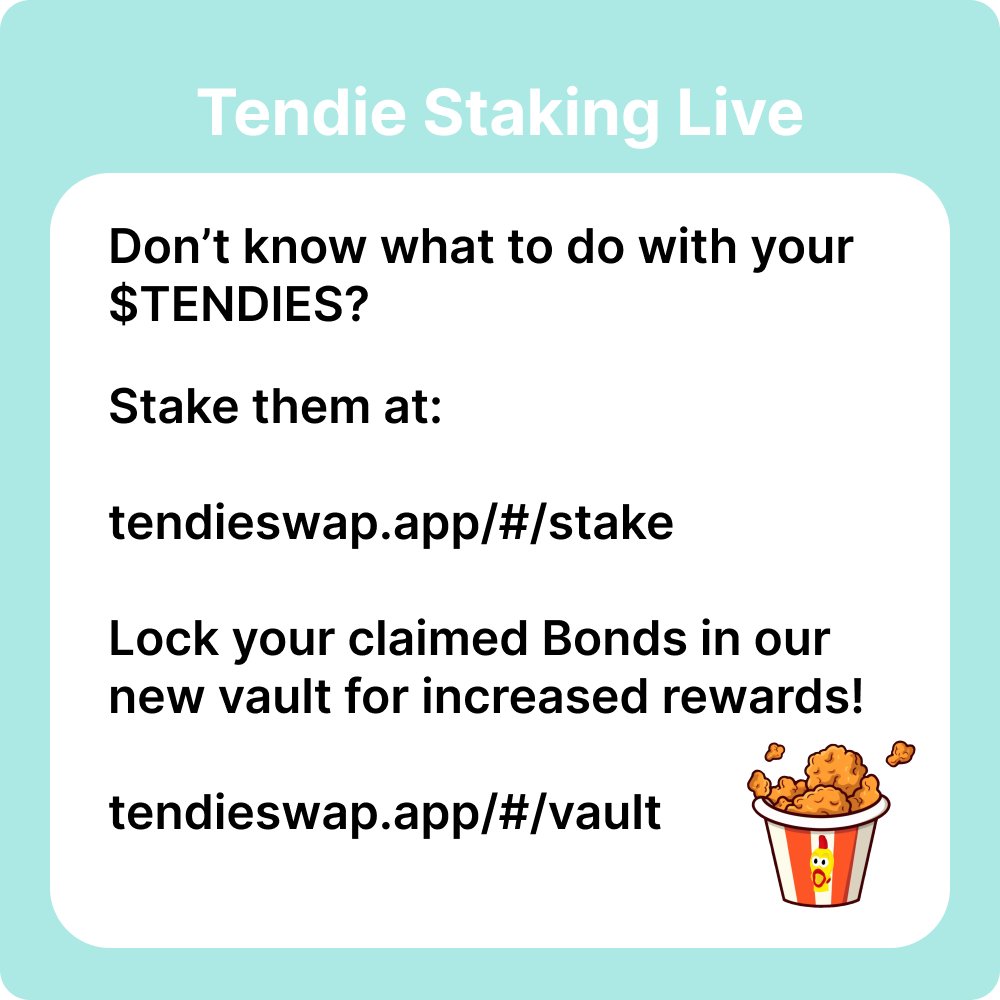 Tendieswap tweet media