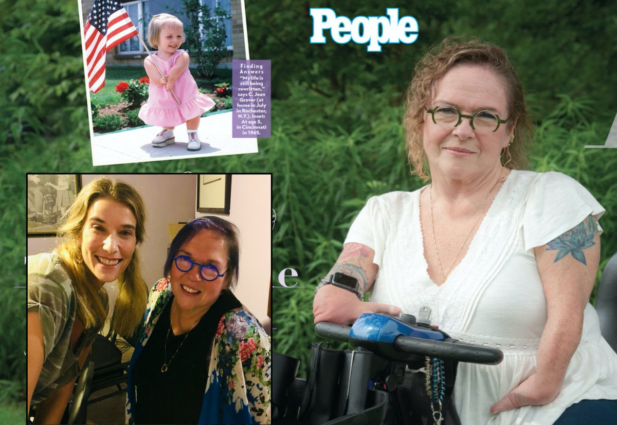 Jennifer Vanderbes (@jvanderbes) on Twitter photo I met <a href="/cjeangrover/">C. Jean Grover</a> at her home in 2018 for my book #Wonderdrug: The Secret History of Thalidomide in America and Its Hidden Victims. She had never met any US #thalidomide survivors. Thus began a 5-year journey to get this long-buried story attention... Here she is in People! I met <a href="/cjeangrover/">C. Jean Grover</a> at her home in 2018 for my book #Wonderdrug: The Secret History of Thalidomide in America and Its Hidden Victims. She had never met any US #thalidomide survivors. Thus began a 5-year journey to get this long-buried story attention... Here she is in People!