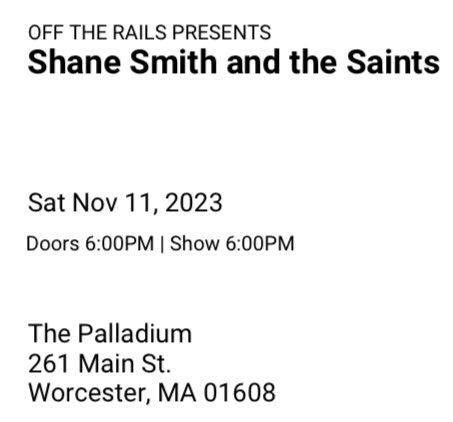 Doug9110's tweet image. Oh we’re there, boys! Can’t friggin’ wait! It’s gonna be a night with @ShaneSmithMusic 🤘🏼😝🤘🏼🇺🇸