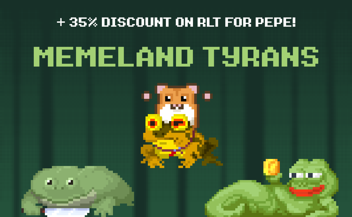 It’s always Wednesday in the kingdom of Memland Tyrans, my Rollers 👑

The ultimate trio of meme lords is here 😏

👁‍🗨 Hypnofrogo 91 000 Gh/s
🐸 Wednesdayfrogo 416 000 Gh/s
👑 The Meme King 855 000 Gh/s

Get them now 👉 bit.ly/40MoSy0👈