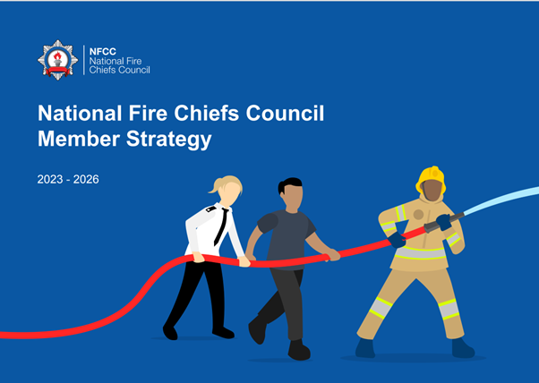 NFCC_FireChiefs's tweet photo. Today we are proud to publish our 2023-26 NFCC Member Strategy, setting out our ambitions to continuously improve, and to firmly establish NFCC and the UK FRS as among the best in the world. https://t.co/hCvgenMbya https://t.co/CuTDQibHRY