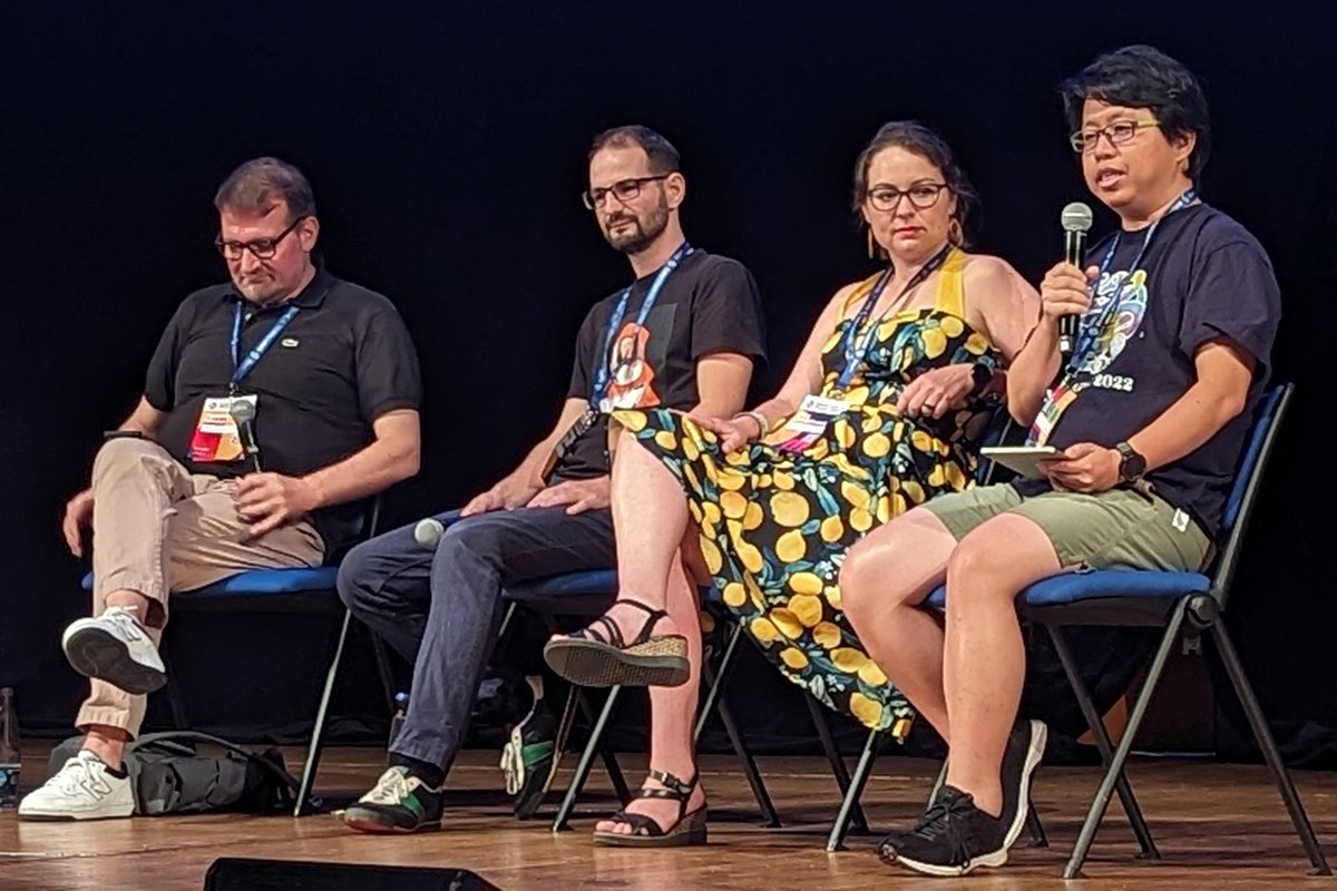 pauloxnet's tweet image. I'm at the Python Organizers' Panel: Exploring Community-Driven Python Conferences at EuroPython 2023 w/ Alexander Hendorf, Alessia Marcolini, Jimena Bermúdez, Bára Drbohlavová, Honza Javorek, Tim Hsu, David Vaz
CC @viperale @hendorf @europython @BaraDrb @honzajavorek @davidmgvaz