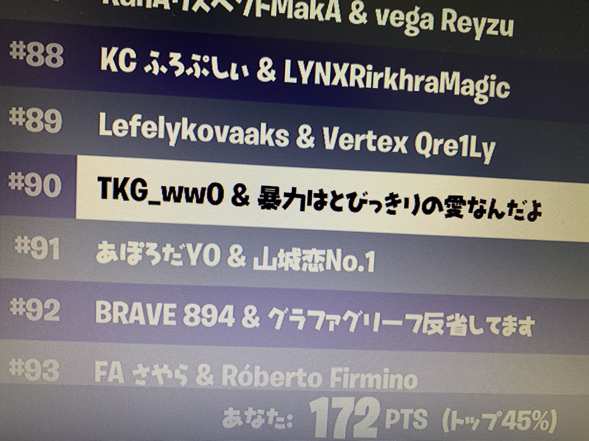 tkgaaff's tweet photo. まじ惜しかった
来週がんばるー💪 https://t.co/TAENPQAUA9
