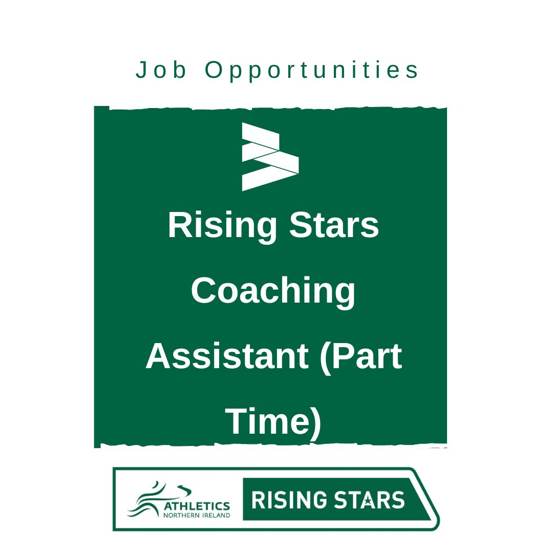 AthleticsNI's tweet image. ❗ Rising Stars Coaching Roles (Part Time) ❗

Athletics NI are seeking a Rising Stars Lead Coach &amp;amp; Coaching Assistant (both part time).

Find out more about these job roles 👇
athleticsni.org/About/Job-Oppo…

#coaching #risingstars