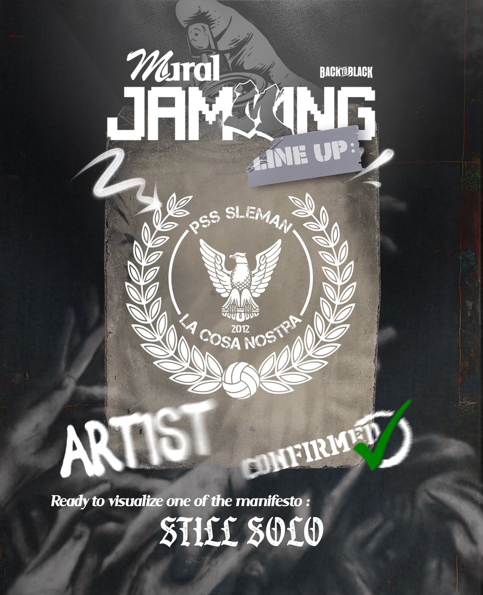 Confirmed ✅ <a href="/LCNxPSS/">LCN DAB!</a> 

Para veteran vandalisme yang membawa style lettering-artnya menjadi line up kedua mengisi slot Mural Jamming-Manifesto besok.
Kami tunggu karya terbaiknya, Dab! ✊🏻