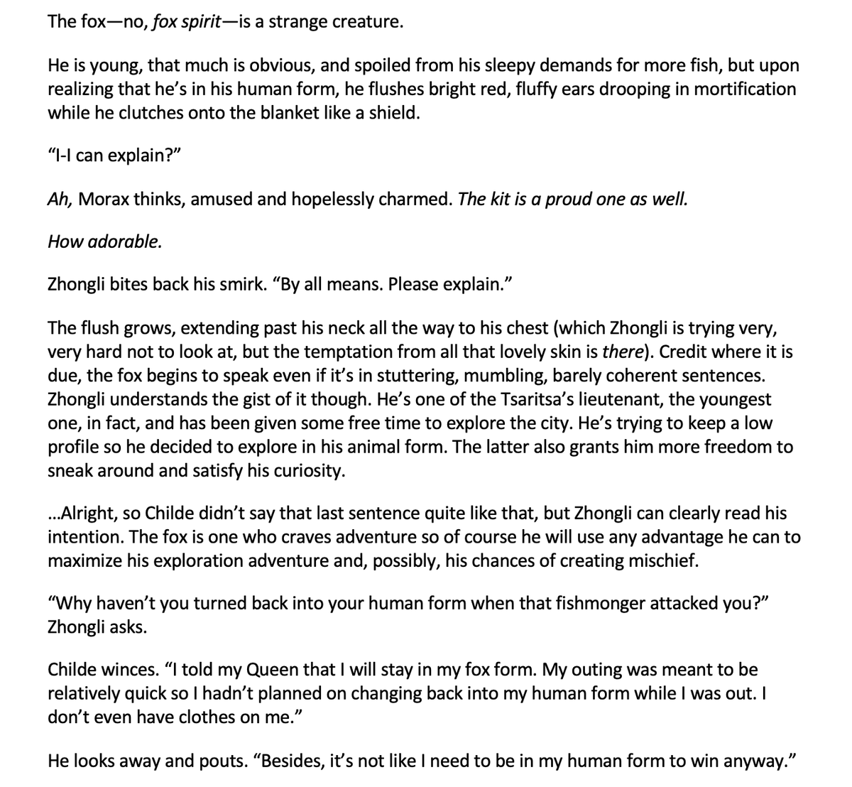 iambgtea's tweet photo. Part 6 of my Found Fox story! #zhongchi #bgteawrites
#childesbdaybash https://t.co/lRcAOIG6h7