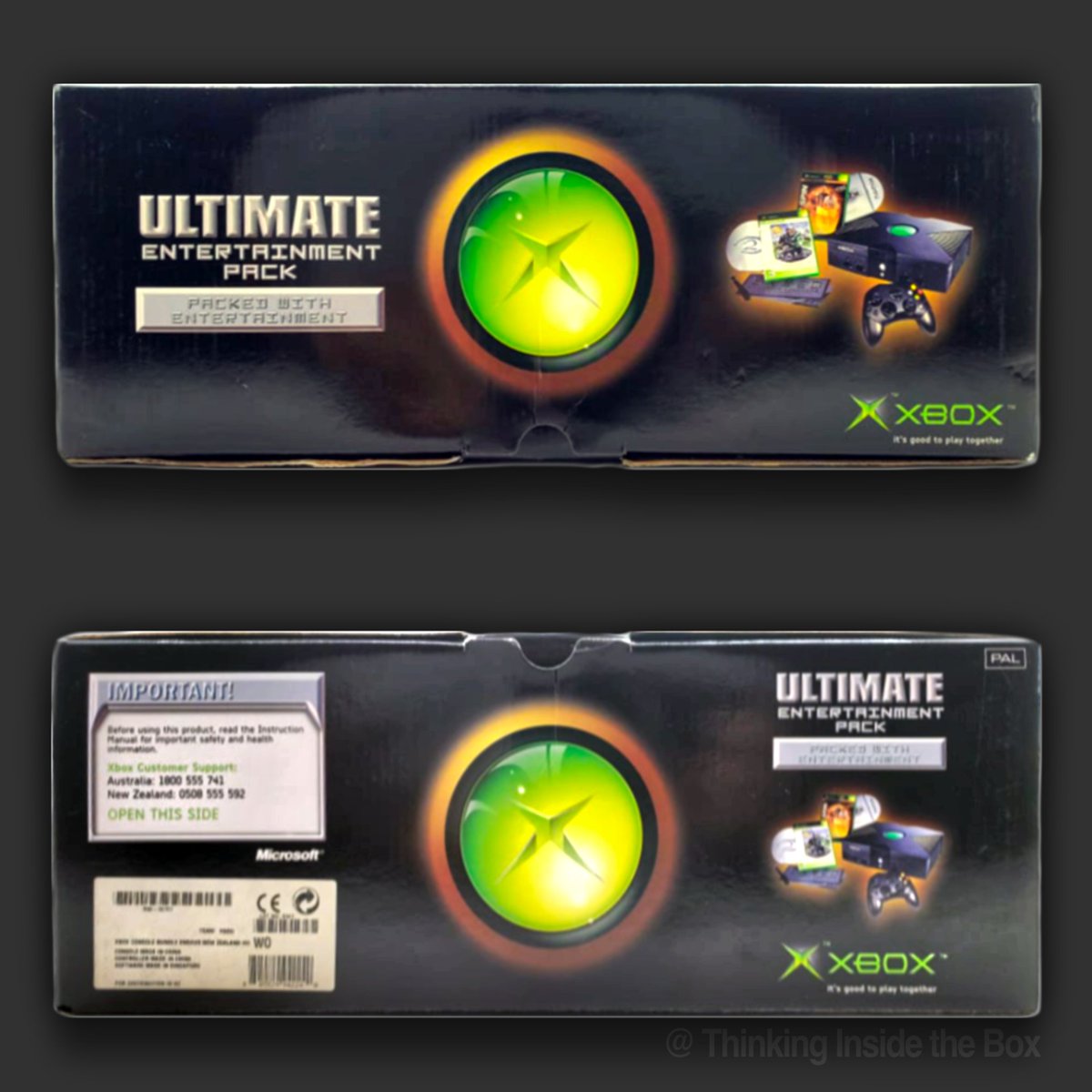 Thinkboxpodcast's tweet photo. Hello everyone! Today's box/bundle spotlight is the 137th and features the Australian Ultimate Entertainment Pack.
Wanna see more? Follow the link below!
https://t.co/Z6g4PPdI6h

#Microsoft #OriginalXbox #retrogames #retro #Xbox https://t.co/pekqgw2VmO